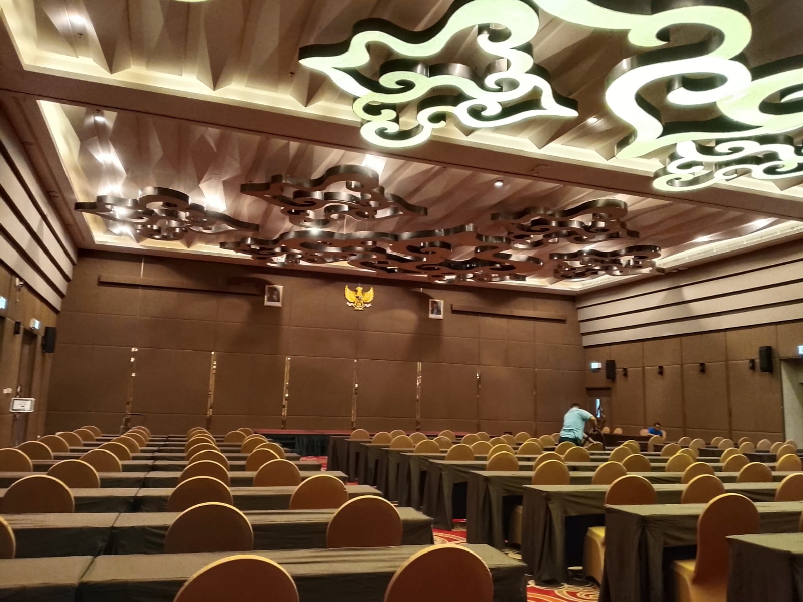 Dokumentasi ballroom acara PT Patra Jasa